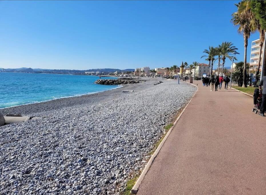 Studio Cosy Terrasse Front Mer Cagnes-sur-Mer Esterno foto